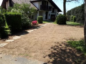 Jardin près de Bayonne, avant la création